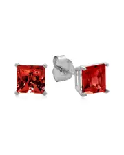MaxColor 10K 1.20 ct. tw. Garnet Studs
