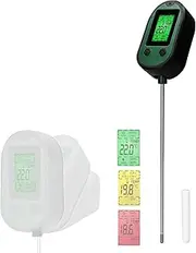 Multifunctional High Accurancy Soil er Soil/PH/Temperature Sunlight in i Testers Garden Pl ng Soil Detector Soil Tool Handheld Soil Detect Device