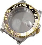 1pcs 40mm Two Tone Silver Gold Watch Case SUB for NH34 NH35 NH36 NH37 NH38 NH70 NH72 Movt Sapphire Glass 904L