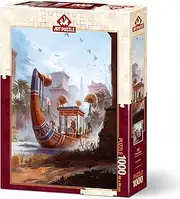 Jigsaw puzzles for adults 1000, 1000 piece jigsaw puzzles for adults, jigsaw puzzle, puzzles for adults, puzzles, wasgij puzzles 1000 pieces, Pharaoh's Barge Puzzle