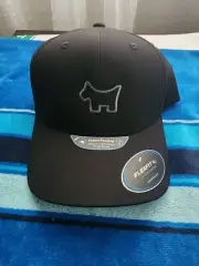Scotty Cameron Scotty Dog Black Flexfit NU Snapback Hat Cap Titleist New