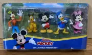 Disney Mickey Mouse Collectible Friends Set of Figures Minnie Pluto Goofy Donald