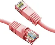 Pink Cat6 Ethernet Cable 10 Ft - Network, Internet, Patch Cable