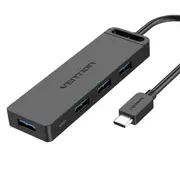 USB C 3.1 HUB USB-C to USB 3.0 Switch 4 Port with Micro USB Charging Port for MacBook Pro Huawei Mate 30 OTG Type C HUB