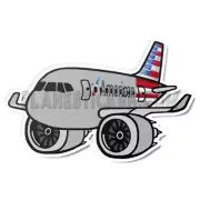American Airlines Airbus A321 NEO Magnet