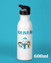 Personalised Drink Water Bottle Octonauts Boy Kids Birthday Christmas