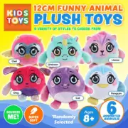 Plush Toys Various Characters Super Soft & Cuddly 12cm Memory Foam Filled AU