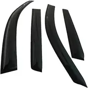 Pizgear for Mitsubishi, Outlander 2014 2015 2016 2017 2018 2019 2020 Door Visor Sun Rain Guards Weather Shield Car Side Window Sunshade