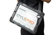 StylePro, iPad Pro 11" 2024, shockproof case with hand and shoulder strap, black