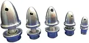 2PCS 2.0/2.3/3.0/3.17/4.0/5.0mm Squeeze Type Aluminum Bullet Propeller Adapter Holder for Brushless Motor Prop Aeromodelling RC Parts (Size : 2mm 2pcs)