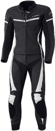 Held Spire Two Piece Ladies Motorcycle Leather Suit, black-white, Size 40 for Women Black White