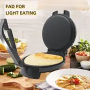 Electric Roti Maker Tortilla Pizzas Maker Non-Stick With Stainless Steel 1200W