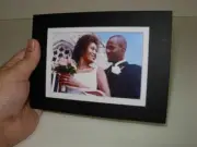 5x7 talking photo frame greeting card recordable sound plays music talking auto