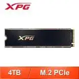 ADATA 威剛 XPG GAMMIX S70 PRO 4TB PCIe 4.0 Gen4x4 M.2 SSD固態硬碟