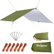 Unigear Hammock Rain Fly Waterproof Tent Tarp, UV Protection 300x500cm, Green