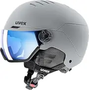 [Uvex] Wanted Visor ski Helmet for Women & Men - Adjustable Helmet with Integrated Visor