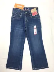 NEW Gymboree Girls Size 4 Regular Bootcut Denim Jean Pants Adjustable Waist