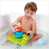 以色列 Yookidoo 戲水玩具-海洋公園疊疊樂噴泉/洗澡玩具/麗兒采家