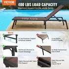 Adjustable Outdoor Folding Lounge Chairs Set of Two Patio Furniture