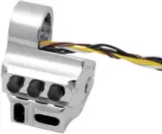 Performance Machine Contour Switch Housing Chrome Hydraulic Clutch 5-Button