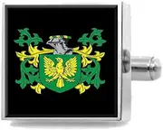 [Select Gifts] Mcdonald (Of Clanranald) Scotland Heraldry Crest Tie Clip Engraved In Pouch