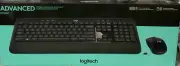⚡️Logitech Advanced Combo Wireless Keyboard and Mouse Damaged Box⚠️