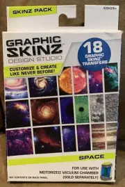 GRAPHIC SKINZ DESIGN STUDIO OUTER SPACE 18 -TRANSFERS SKINZ PACK SUPER COOL!!