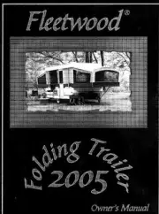 FLEETWOOD Popup Trailer Owners Manual- 2005 Americana Allegiance Rushmore Valor