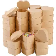 24 Pcs Valentines Heart Shaped Paper Mache Box, Gift Box with Lid 3.9 Inch Ne...