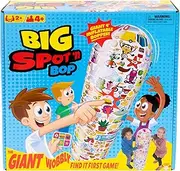 Big Spot 'N Bop! The Giant Wobbly Find It First Game, A Fun, Active Race for Mind and Body, Run Around The Giant 4 Foot (122cm) Inflatable Bopper to Find and Match Images, for 2 Or More Players, 4+