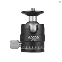 在飛比找蝦皮商城優惠-Andoer MT-03 迷你萬向球形雲臺 相機腳架360度