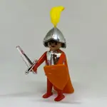 【REDKID摩比】PLAYMOBIL D34 鍍銀頭盔 老十字軍盾 鍍銀劍 老十字軍長披風 不可轉動手 老摩比