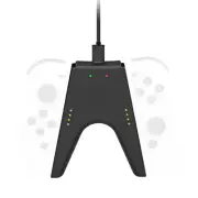 Black V Shape Charging Grip Replacement For Nintendo Switch JoyCon Controller