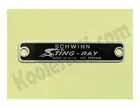 STING-RAY Bicycle SEAT TAG - for Schwinn Bikes - PATENT PENDING * Restoration