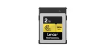 Lexar Professional Cfexpress Type B gold series 2TB CFexpress Type B 1900MB/s read / 1500MB/s write,minimum sustained write speeds of 1300MB/s1
