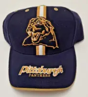 Pitt Panthers NCAA Twins Enterprise Logo Stripe Adjustable Hat