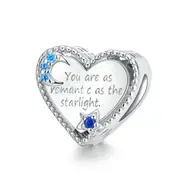 Silver plating Shining Starlight Elegant Charm for DIY Jewelry for Women Girl