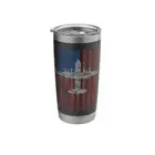 C130 Military Airplane American Flag Travel Mug Stainless Steel Insulated Tum...