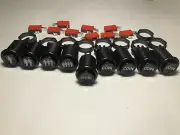 NEW Push Button Player P1 P2 P3 P4 & COIN PAUSE micro switch arcade black credit