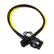 6 Pin to 8 Pin Male Graphics Card Power Supply Adapter Cable (6+2)Pin Power Cord