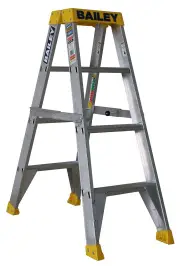Bailey FS13961 - Pro Aluminuim Double Sided Ladder. 1.2m 150kg