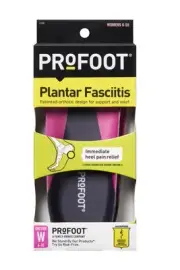 Orthotic Insoles For Plantar Fasciitis & Heel Pain, Women's 6-10, 1 Pair