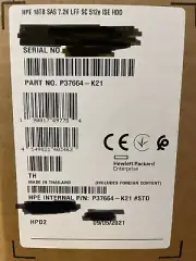 New Sealed HPE 18TB SAS 12G Midline Business Critical MV SC 7.2K LFF 3.5 HDD He