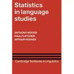 STATISTICS IN LANGUAGE STUDIES