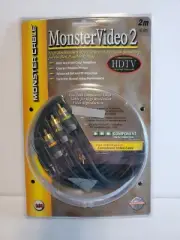 Monster Cable Monster Video 2 Component Video Interconnect 2m New in Pkg