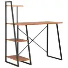 Workstation Steel Frame Computer Desk Home Office Furniture Study Writing Table