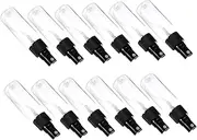 12Pcs Plastic Fine Mist Spray Bottle with Atomizer Refillable Perfume Atomizer for Liquid Makeup and Travel Use for Essential Oils Fragrance and More