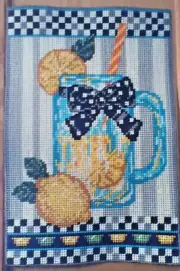 Plastic Canvas "FINISHED" Item---- Summer Flag