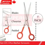 2 Pcs Hair Cutting Set Barber Scissor 7" Thining Scissor 6" BTS-745