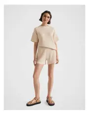[Seed Heritage] Two Tone Lounge Short in Soft Wheat